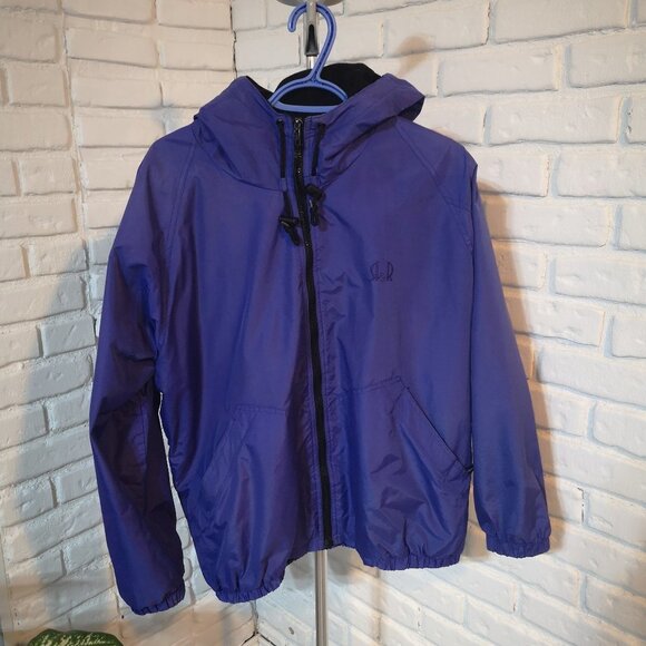 R & R Rest & Relaxation Ladies Fleece Lined Hooded Purple Jacket - Picture 1 of 10